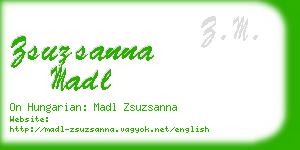 zsuzsanna madl business card